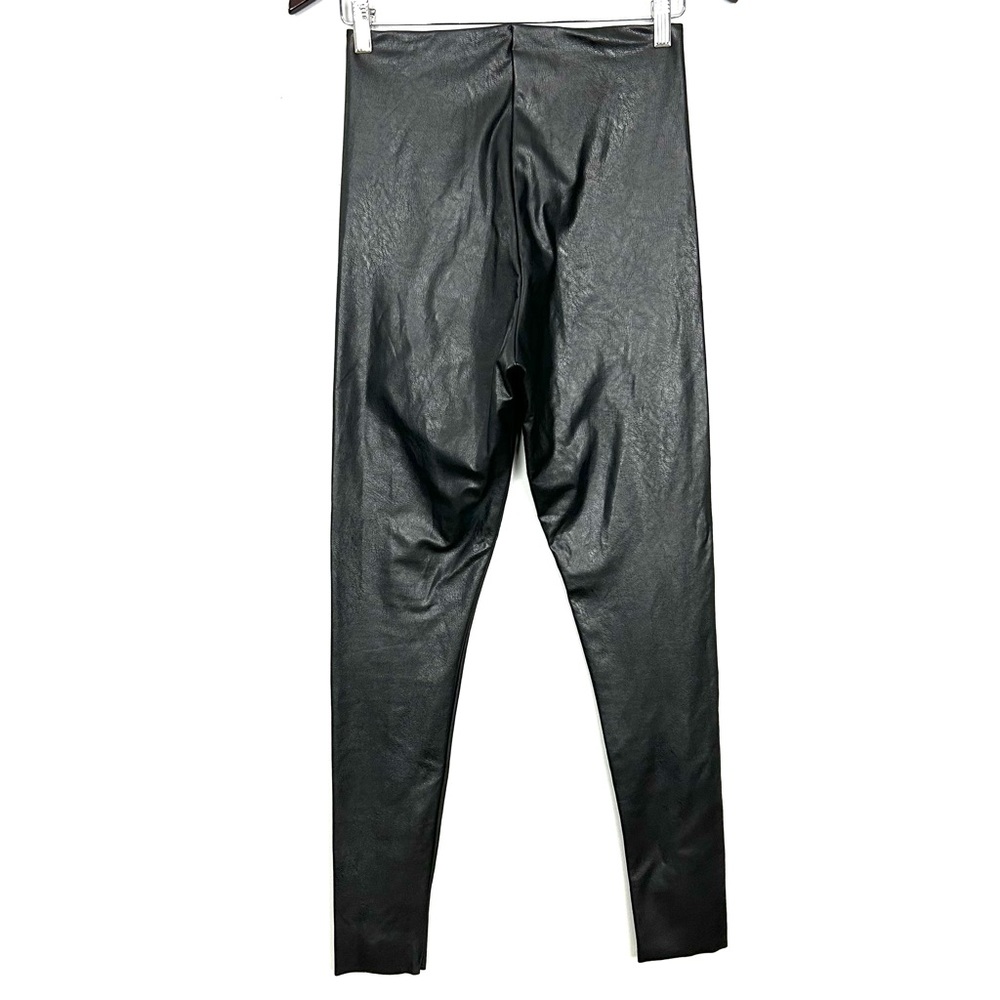 Commando Perfect Control Faux Leather Leggings Women’s Size L Smoothing Black - Picture 5 of 7